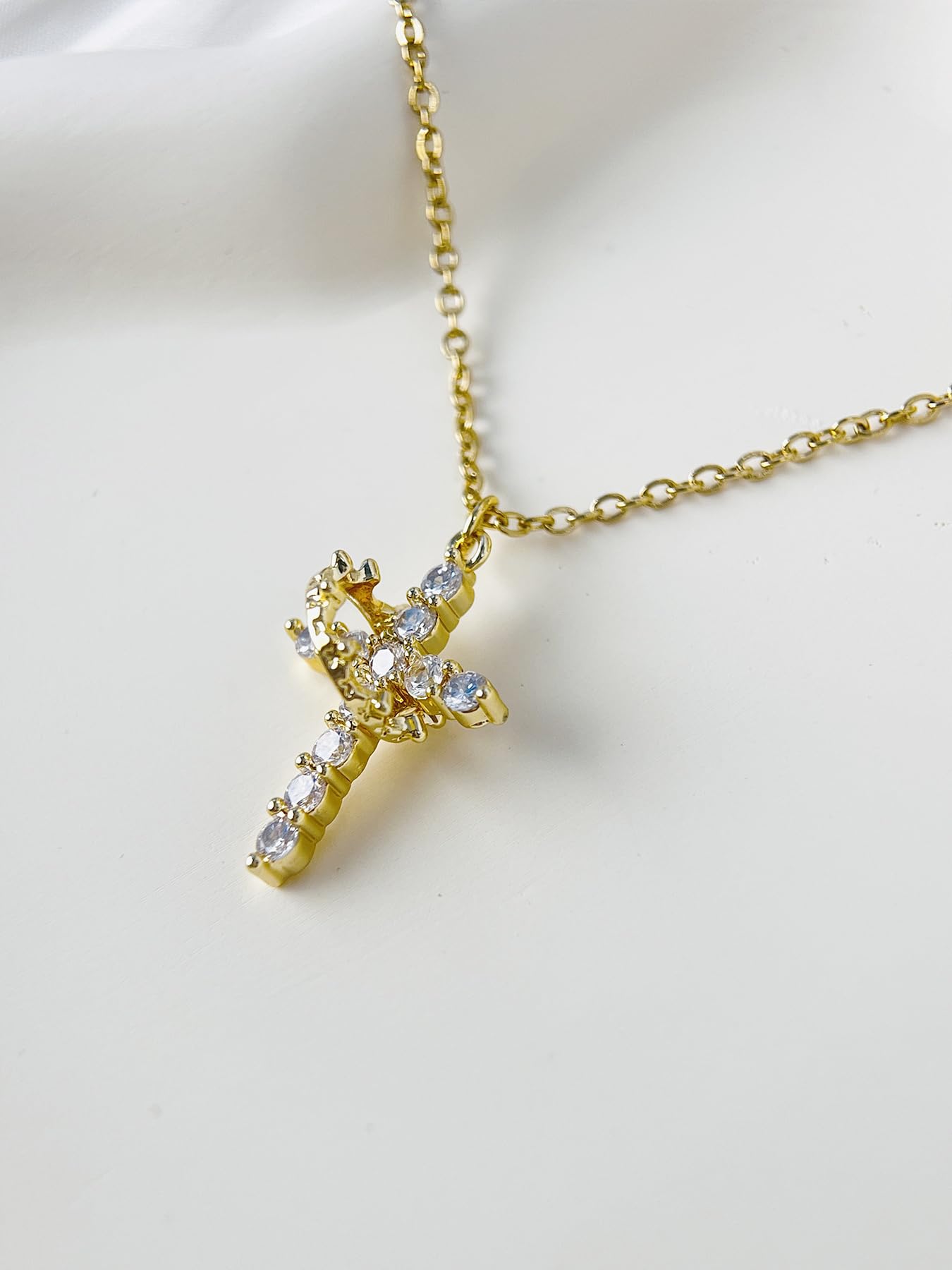 Colar Cruz do Rei Banhado a Ouro 18k