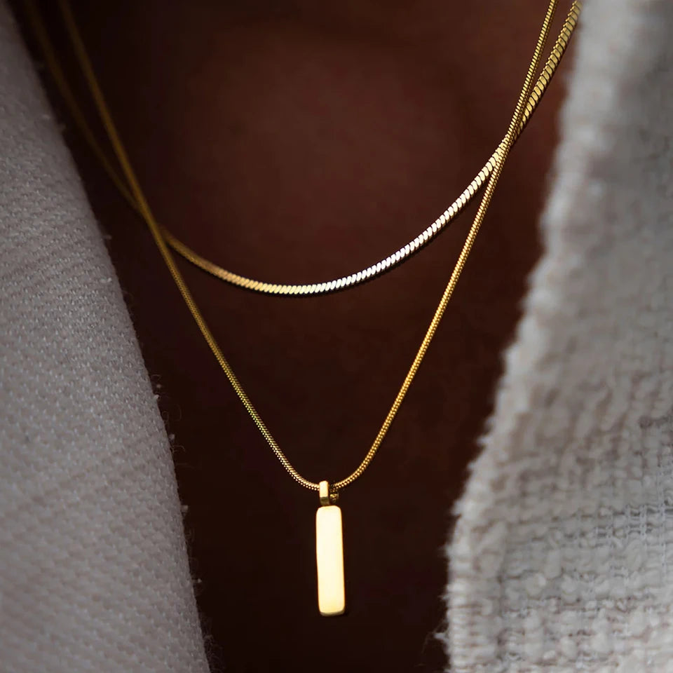Colar Americano Banhado a Ouro 18k