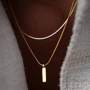 Colar Americano Banhado a Ouro 18k